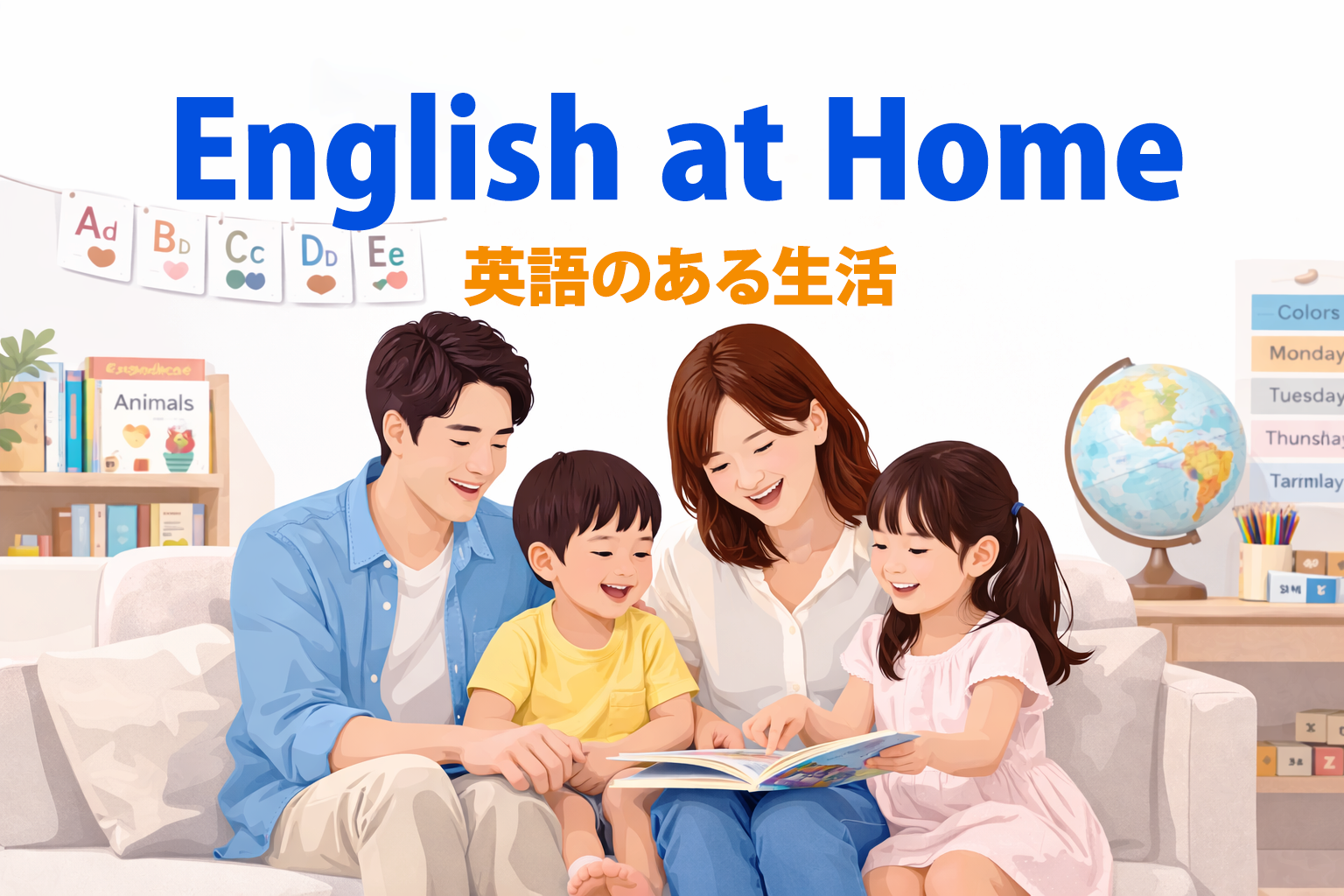 子供英会話が伸びる家庭環境とは|ホームリンガル